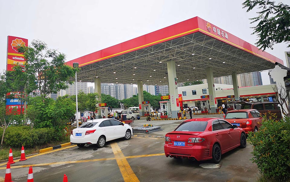 Demonstration Gas Station and Convenience Store LED Smart Control Lighting Project-Venue of China National Petroleum Corporation